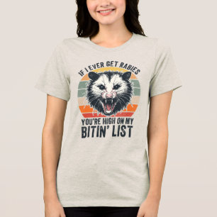 T-shirt En Tri-matière Ragaillard Vintage Rage de Raton Laveur Humour Sar