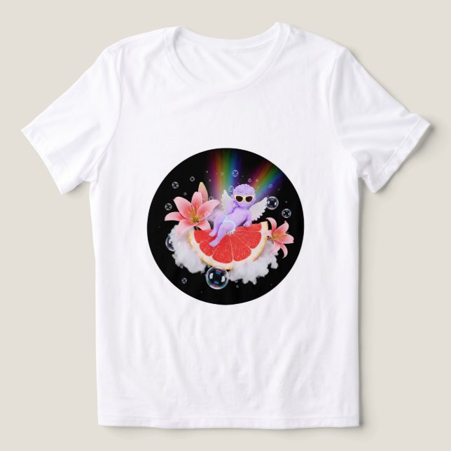 T-shirt En Tri-matière Rainbow Angel Dream Team 🌈 ✨ (Design Recto)