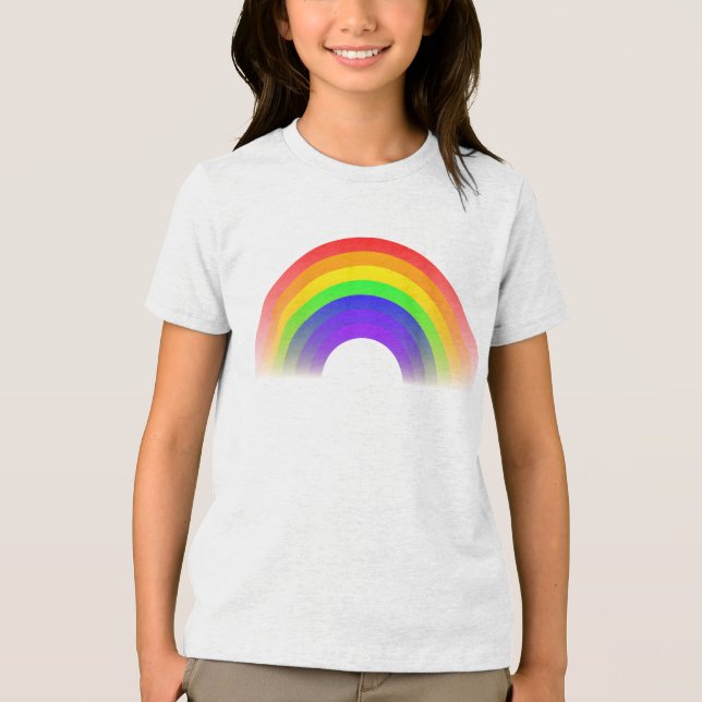 T-shirt En Tri-matière Rainbow Design-24967 (Recto)