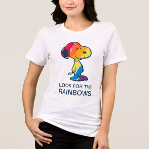 T-shirt En Tri-matière Rainbow Snoopy