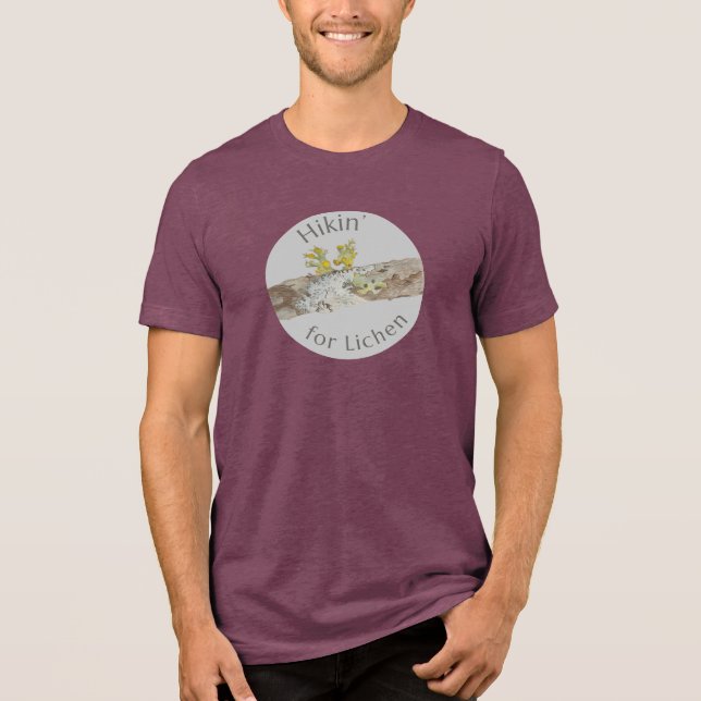 T-shirt En Tri-matière Randonnée pour le lichen (Recto)