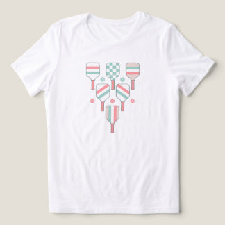 T-shirt En Tri-matière Raquettes de Pickleball Motif