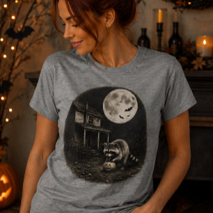 T-shirt En Tri-matière Raton laveur Halloween