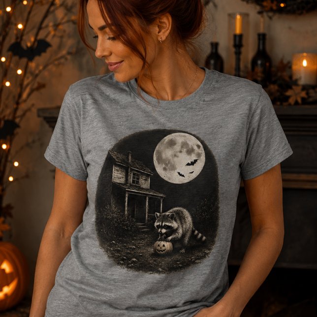 T-shirt En Tri-matière Raton laveur Halloween  (Créateur téléchargé)