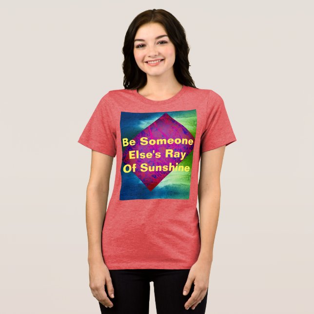 T-shirt En Tri-matière Ray Of Sunshine Rainbow (Recto plein)
