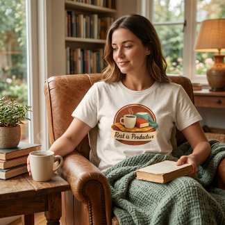 T-shirt En Tri-matière Readers & Self-Care - Rest is Productive