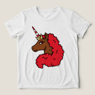 T-shirt En Tri-matière Red Afro Unicorn