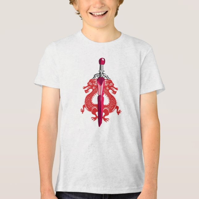 T-shirt En Tri-matière Red Dragon Crest Blade (Recto)