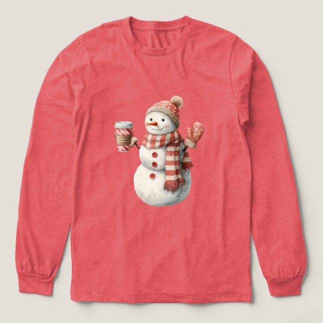 T-shirt En Tri-matière Red Jolly Christmas Letter (Motif devant)