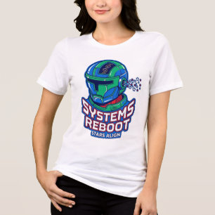 T-shirt En Tri-matière Redémarrage des systèmes Les étoiles s'alignent Ca
