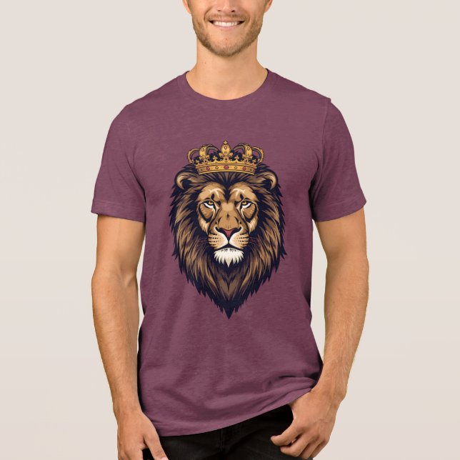 T-shirt En Tri-matière Regal Lion Crown Emblem (Recto)