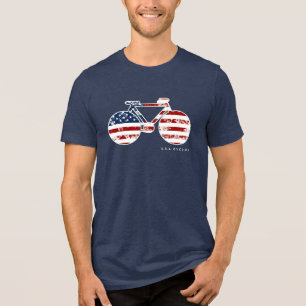 T-shirt En Tri-matière Regard élégant de cyclistes de l'AMÉRIQUE