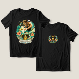 T-shirt En Tri-matière Reine de Pickleball Golden Coast 