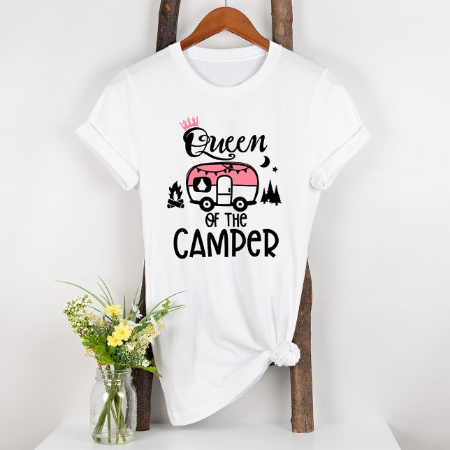 T-shirt En Tri-matière Reine Du Camper Rose (Créateur téléchargé)