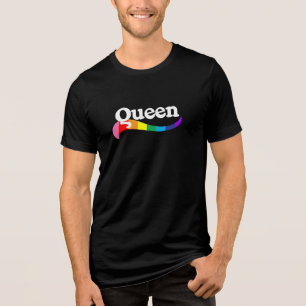 T-shirt En Tri-matière Reine Titre de Drague Fabuleux Communauté Gay Quee