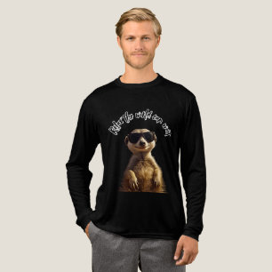 T-shirt En Tri-matière Relax – Le Monde Peut Attendre Meerkat Cool avec