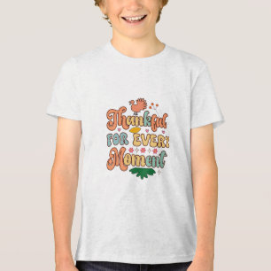 T-shirt En Tri-matière Remerciement Thanksgiving Tri-Blend Shirt