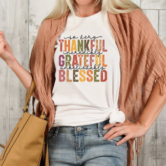 T-shirt En Tri-matière Remerciements Grateful Blessed Women's Basic T-Shi