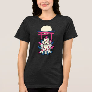 T-shirt En Tri-matière Renard à neuf queues Kitsune Fox- Fun Yokai