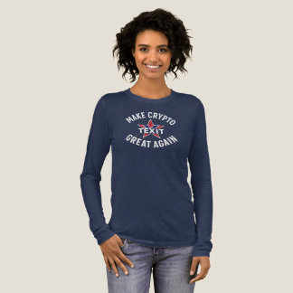 T-shirt En Tri-matière Rendre le Crypto grand à nouveau Bella+Canvas Tri-