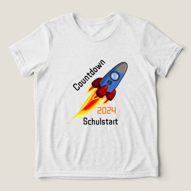 T-shirt En Tri-matière Rentree scolaire - Compte à rebours rentrée scolai (Design Recto)