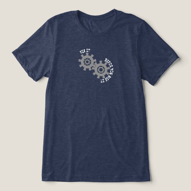 T-shirt En Tri-matière Réparez-le avant de le perdre (Design Recto)