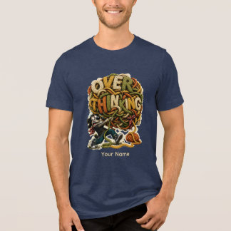 T-shirt En Tri-matière Repenser une chose de plus Personnalisé Drôle