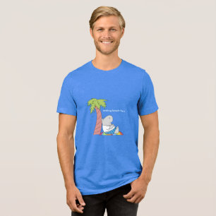 T-shirt En Tri-matière REPOS PLAGE FACE ventre bouton hippo Boynton