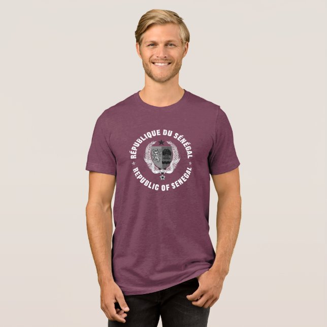 T-shirt En Tri-matière République du Sénégal (Recto plein)