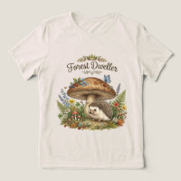 Résident de la forêt Hérisson mignon Champignon Co