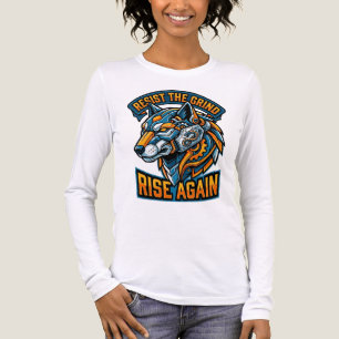 T-shirt En Tri-matière Résistez à l'usure, relevez-vous Graphique de loup