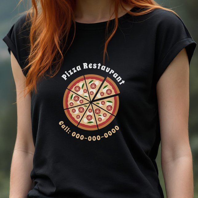 T-shirt En Tri-matière Restaurant Pizza (Pizza Restaurant T-Shirt)