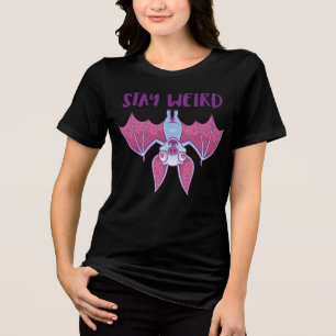 T-shirt En Tri-matière Restez Drôle Chauve-Souris Vampire Albinos Dessin