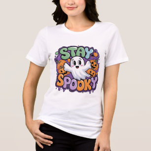 T-shirt En Tri-matière Restez Éffrayant