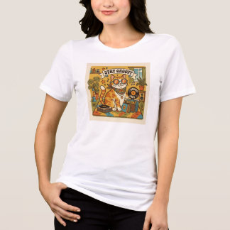 T-shirt En Tri-matière RESTEZ FUNKY | Amateur d'animaux | Bohème