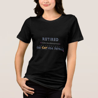 T-shirt En Tri-matière RETIRED : Sous nouvelle direction Voir le chat pou