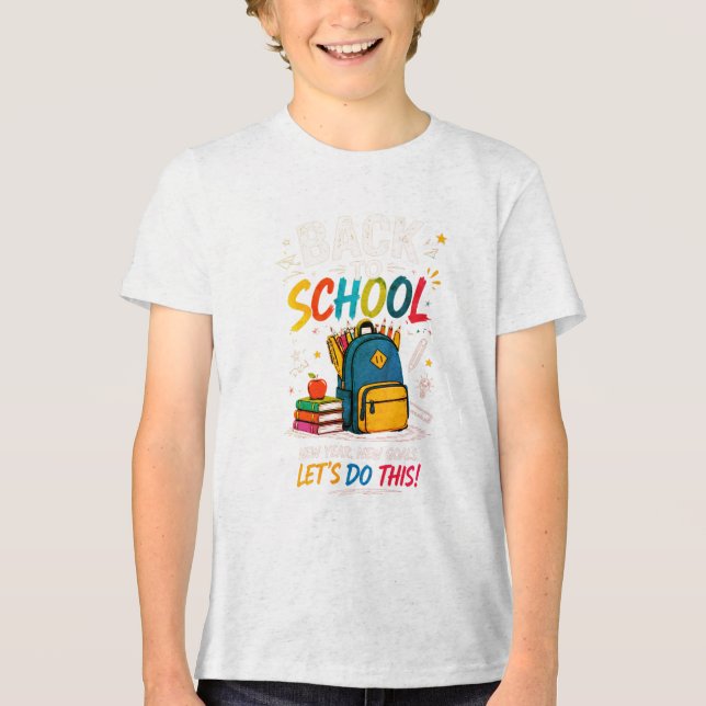T-shirt En Tri-matière Retour à l'école (Recto)