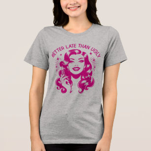 T-shirt En Tri-matière Retro 1950 Glam Girl Drôle Citation sarcastique