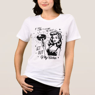 T-shirt En Tri-matière Retro 1950 Glam Girl Drôle Citation sarcastique