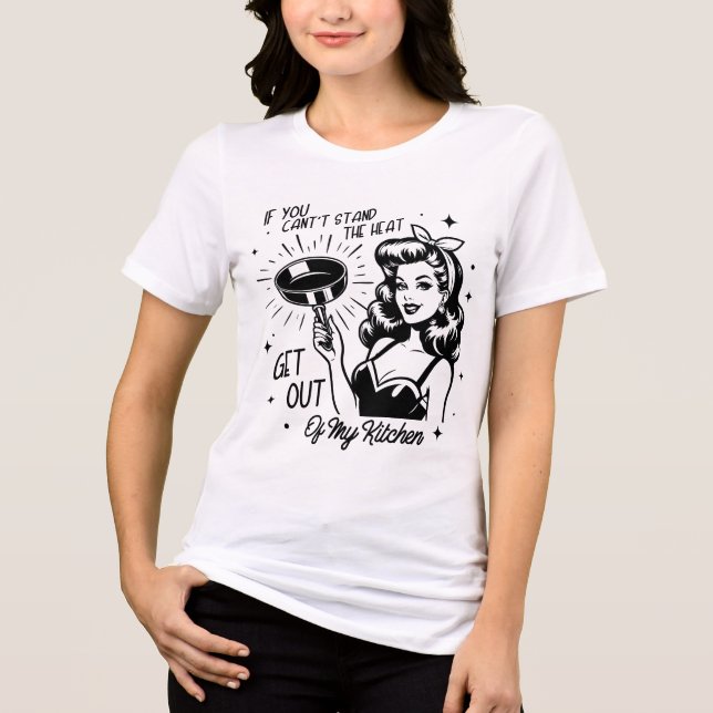 T-shirt En Tri-matière Retro 1950 Glam Girl Drôle Citation sarcastique (Recto)