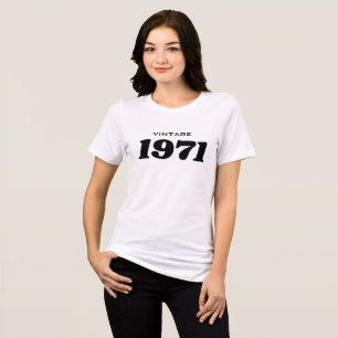 T-shirt En Tri-matière Retro Année Vintage de naissance Gag cadeau d'anni