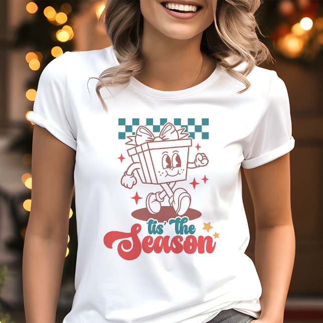 T-shirt En Tri-matière Retro C'est La Saison De Noël (Créateur téléchargé)