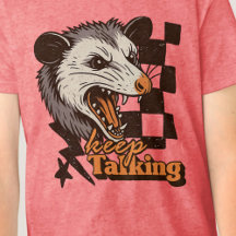 Retro Continue Talking Feral Possum : Animal sauva