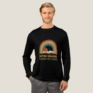 T-shirt En Tri-matière Rétro Lecteur Enseigner les Classiques Vintage 7