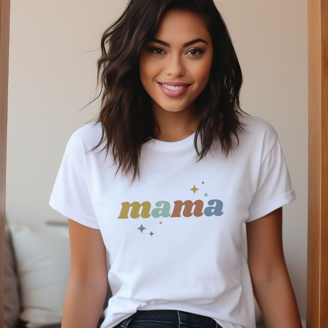 T-shirt En Tri-matière Retro Maman (Créateur téléchargé)