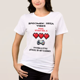 T-shirt En Tri-matière Retro Sega Vibes Étude de Pixel N° 4