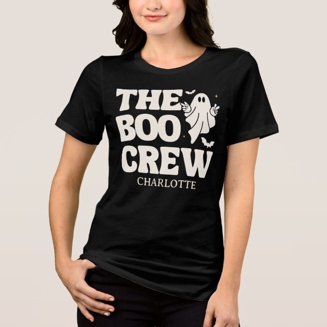 T-shirt En Tri-matière Rétro The Boo Crew Spooktacular Halloween (Recto)