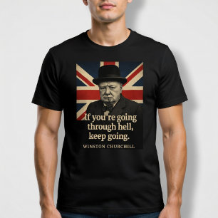 T-shirt En Tri-matière Rétro Winston Churchill