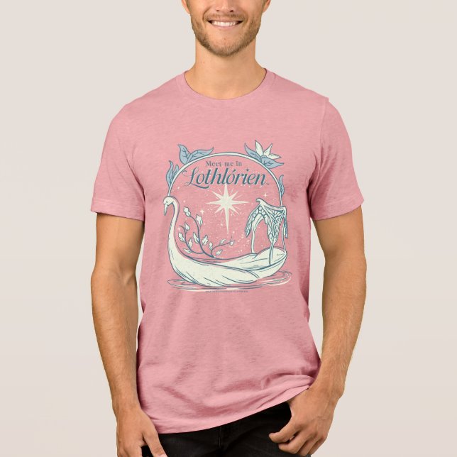 T-shirt En Tri-matière Retrouvez-moi à LOTHLORIEN™ - Bateau-Cygne (Recto)