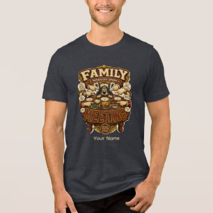 T-shirt En Tri-matière Réunion de famille personnalisée drôle de réunion